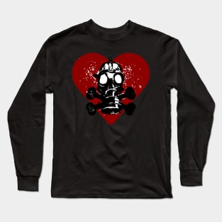 Haunted World of CW Toxic Heart Revolution Girl Logo Long Sleeve T-Shirt